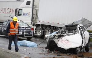 ACCIDENTE AUTOPISTA MÉXICO-PUEBLA