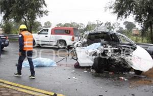 ACCIDENTE AUTOPISTA MÉXICO-PUEBLA