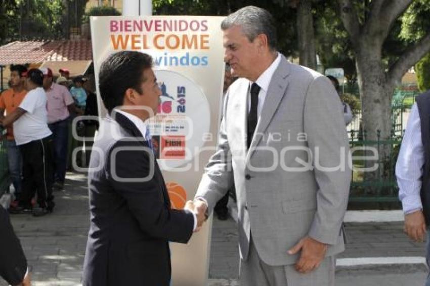 IZAMIENTO BANDERAS FIBA AMERICA