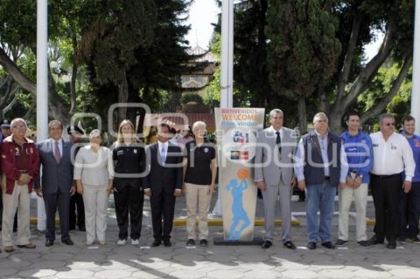 IZAMIENTO BANDERAS FIBA AMERICA