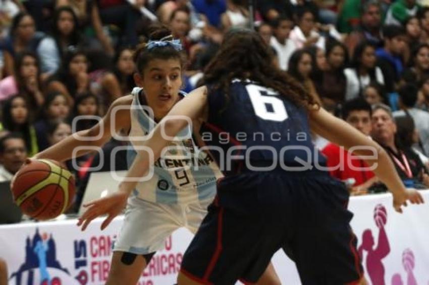 FIBA AMÉRICAS U16 . ARGENTINA VS EUA