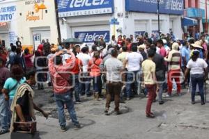 CIERRAN CALLES COMERCIANTES. SAN MARTÍN