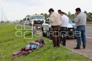 MUERTO AUTOPISTA MÉXICO-PUEBLA