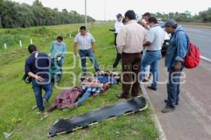 MUERTO AUTOPISTA MÉXICO-PUEBLA