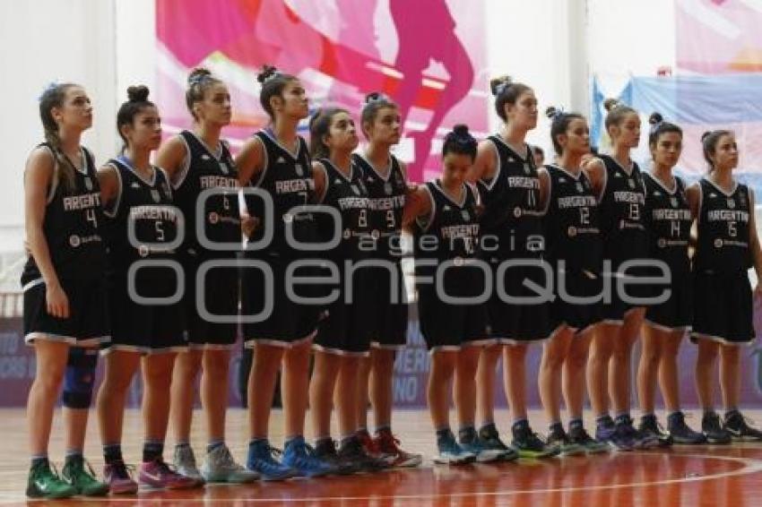 FIBA AMÉRICAS U16. HONDURAS VS ARGENTINA