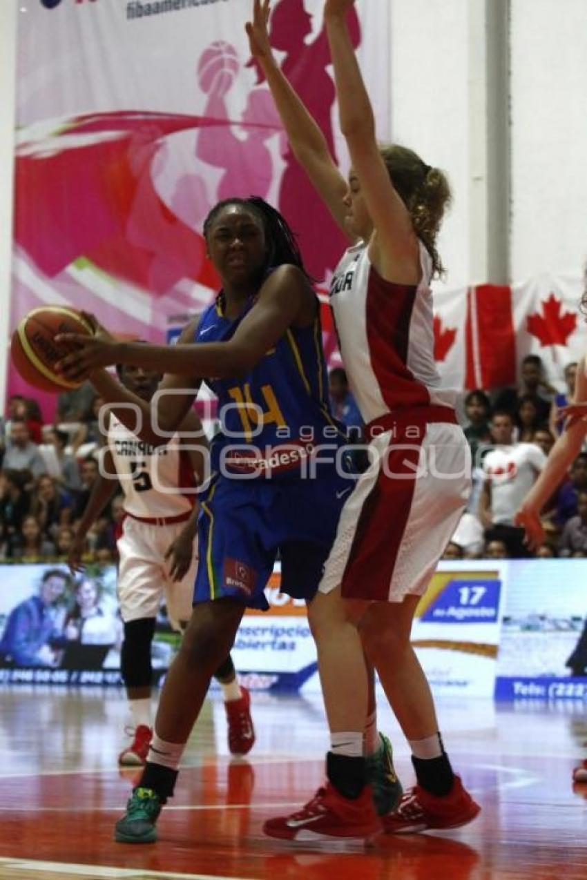 FIBA AMÉRICAS U16 . CANADÁ VS BRASIL