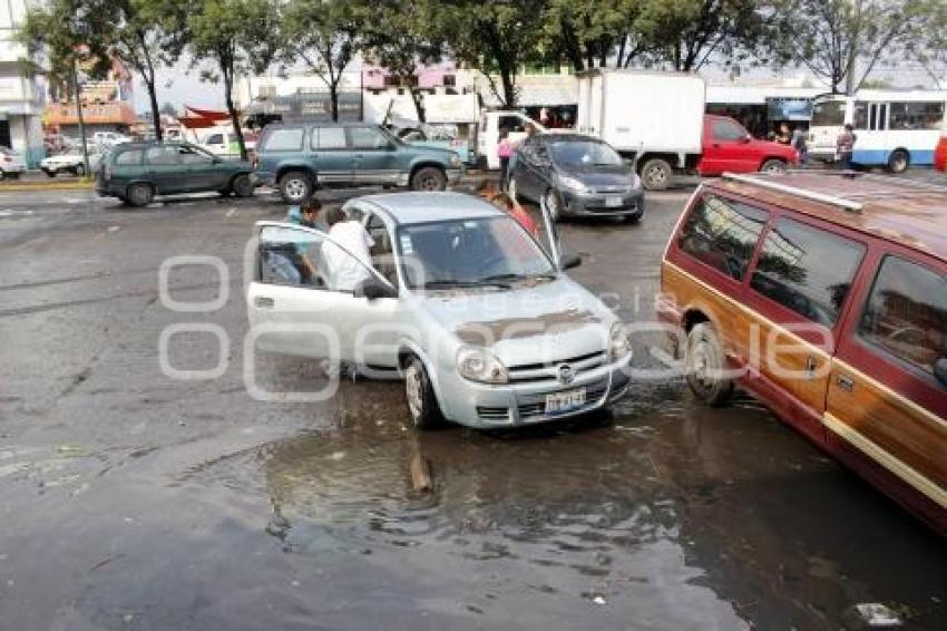 INUNDACIÓN EN EL MERCADO MORELOS