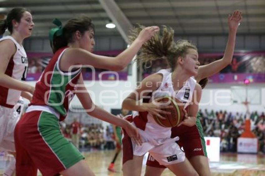 FIBA AMÉRICAS U16 . CANADÁ VS MÉXICO