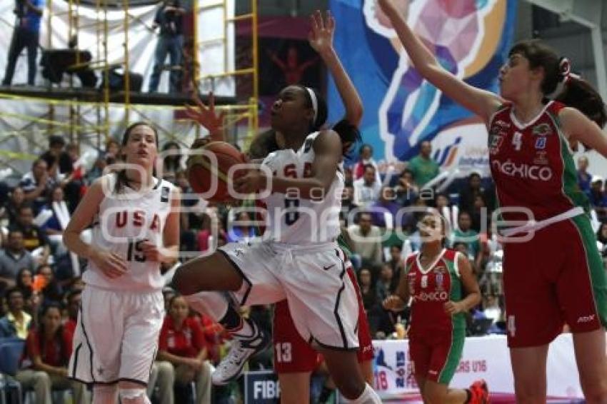 FIBA AMÉRICAS U16 . EUA VS MÉXICO