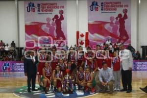 FIBA AMÉRICAS U16 . PREMIACIÓN