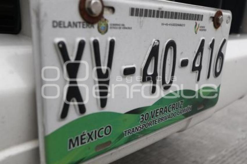 PLACAS DE CIRCULACIÓN