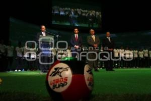 FÚTBOL . PRESENTACIÓN LOBOS BUAP