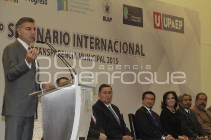 SEMINARIO . TRANSPARENCIA MUNICIPAL