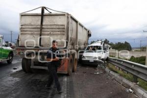 NOTA ROJA . ACCIDENTE EN AUTOPISTA