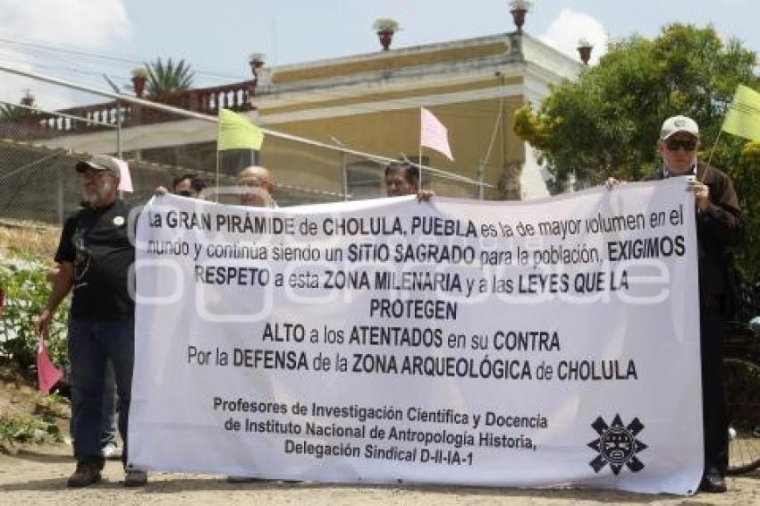 MANIFESTACIÓN PIRÁMIDE CHOLULA