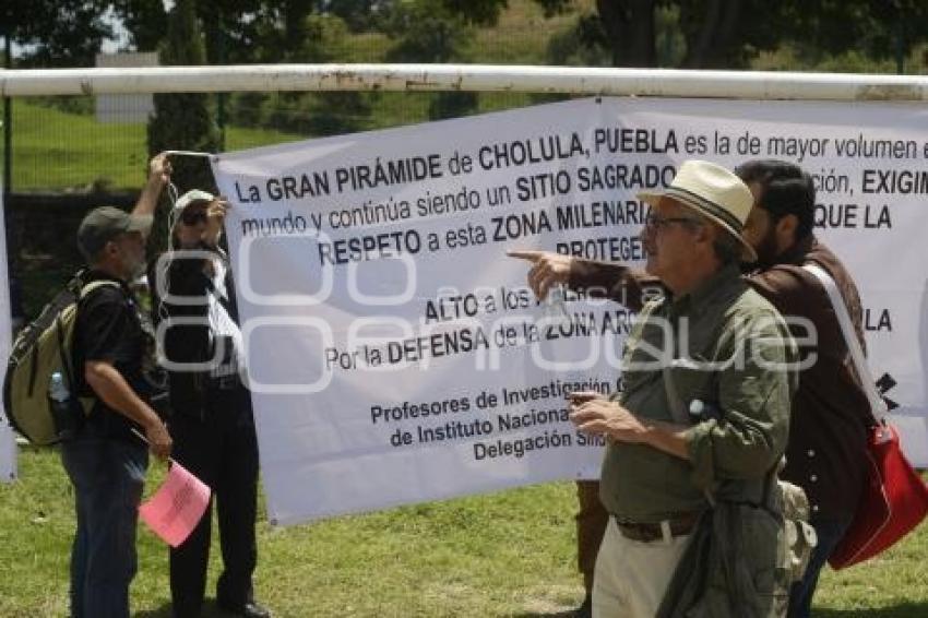 MANIFESTACIÓN PIRÁMIDE CHOLULA