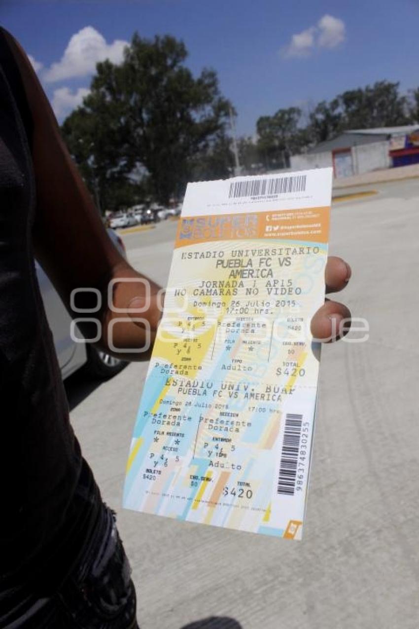 FUTBOL . PUEBLA FC VS AMÉRICA