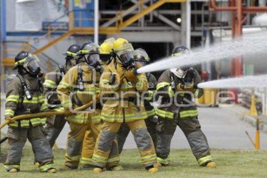 SIMULACRO INCENDIO BASF MEXICANA