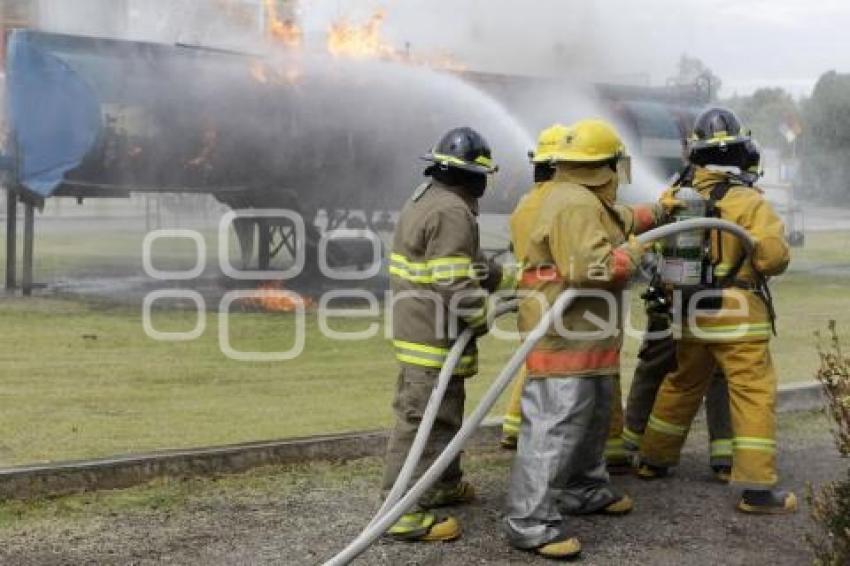 SIMULACRO INCENDIO BASF MEXICANA