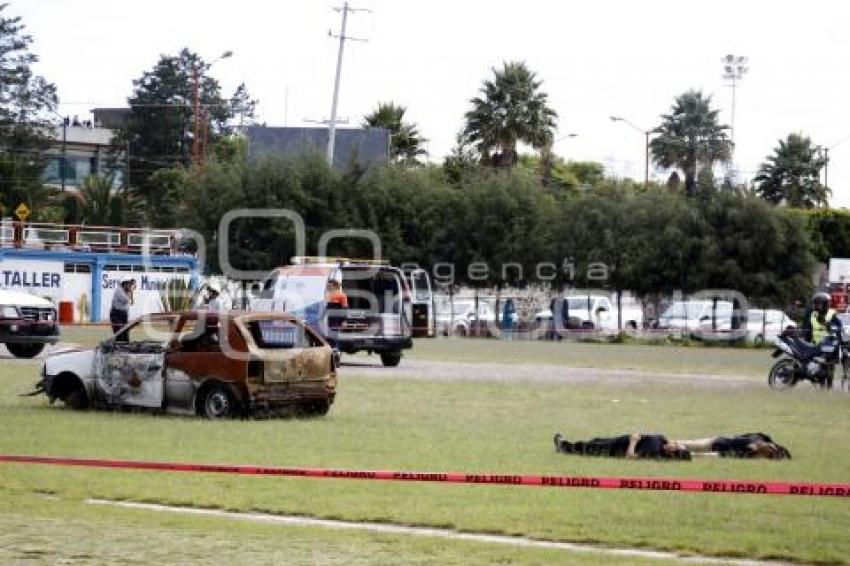 SIMULACRO DE ACCIDENTE . TEXMELUCAN