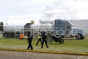 SIMULACRO DE ACCIDENTE . TEXMELUCAN