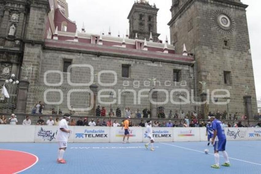 FUTBOL PARA CIEGOS . EXHIBICIÓN