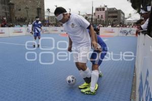 FUTBOL PARA CIEGOS . EXHIBICIÓN