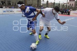 FUTBOL PARA CIEGOS . EXHIBICIÓN