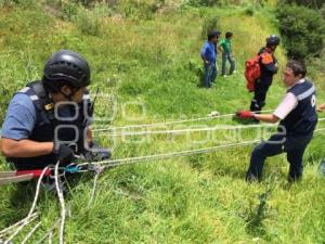 RESCATE EN BARRANCA