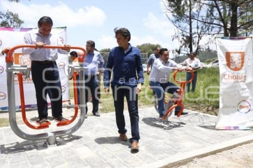 GIMNASIO AL AIRE LIBRE . CHOLULA