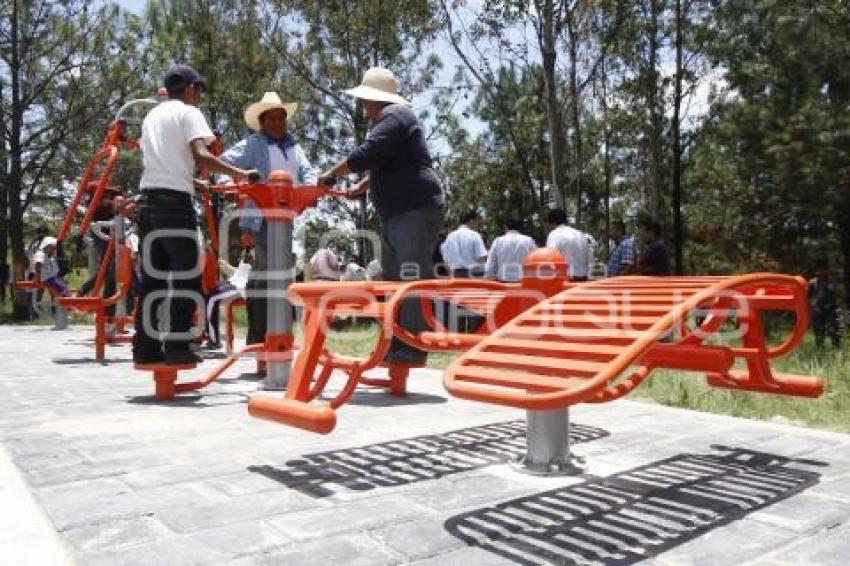 GIMNASIO AL AIRE LIBRE . CHOLULA