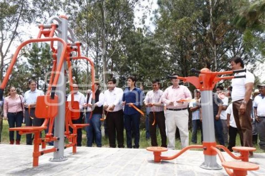 GIMNASIO AL AIRE LIBRE . CHOLULA