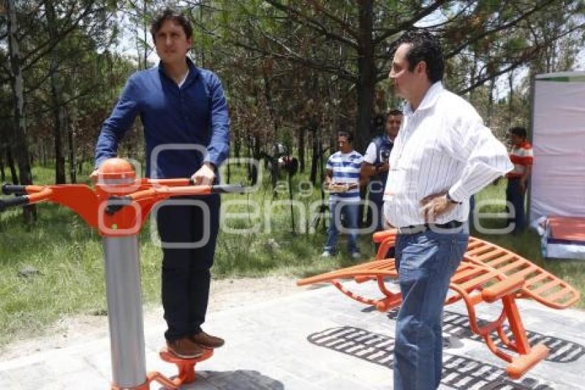 GIMNASIO AL AIRE LIBRE . CHOLULA