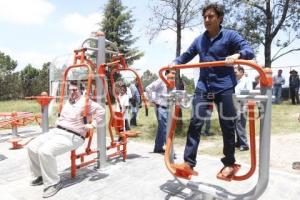 GIMNASIO AL AIRE LIBRE . CHOLULA