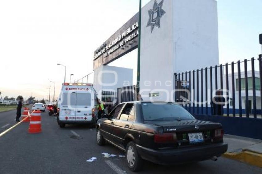 BALEADO . ACADEMIA DE POLICÍA