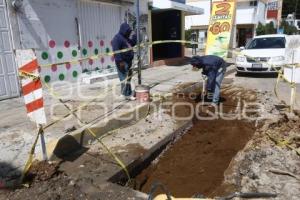 SUSTITUCIÓN DE TUBERÍAS . AGUA DE PUEBLA