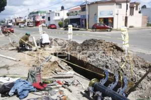 SUSTITUCIÓN DE TUBERÍAS . AGUA DE PUEBLA