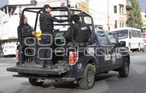 OPERATIVO POLICÍA FEDERAL . TLALANCALECA