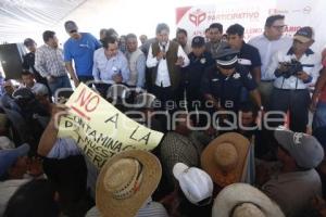 MANIFESTACIÓN RELLENO SANITARIO . CHOLULA