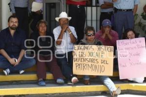 MANIFESTACIÓN CHOLULA DIGNA . JUZGADOS