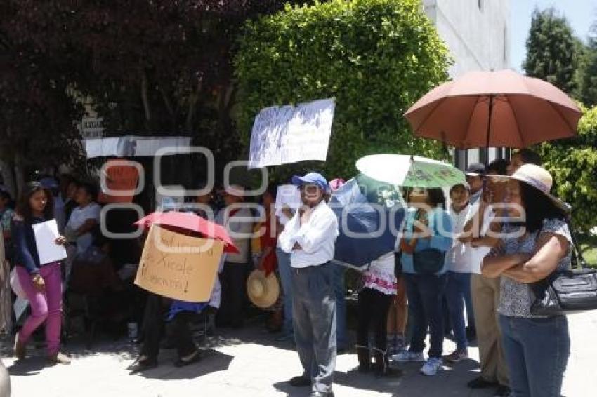 MANIFESTACIÓN CHOLULA DIGNA . JUZGADOS