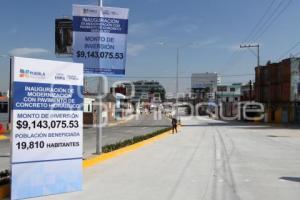 INAUGURACIÓN PAVIMENTACIÓN CON CONCRETO HIDRÁULICO