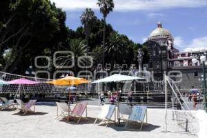 PLAYA ARTIFICIAL . ZÓCALO