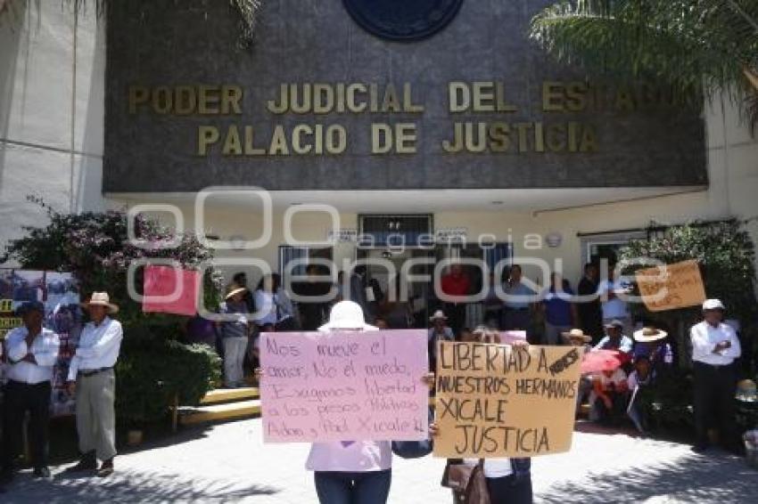 MANIFESTACIÓN CHOLULA DIGNA . JUZGADOS