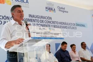 INAUGURACIÓN PAVIMENTACIÓN CON CONCRETO HIDRÁULICO