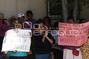 MANIFESTACIÓN CHOLULA DIGNA . JUZGADOS