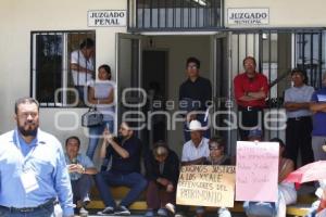 MANIFESTACIÓN CHOLULA DIGNA . JUZGADOS