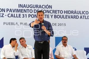 INAUGURACIÓN PAVIMENTACIÓN CON CONCRETO HIDRÁULICO