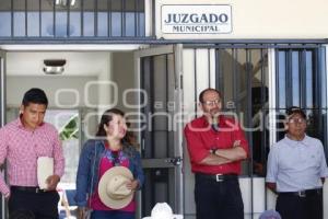 MANIFESTACIÓN CHOLULA DIGNA . JUZGADOS