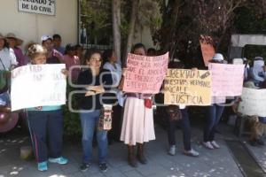 MANIFESTACIÓN CHOLULA DIGNA . JUZGADOS